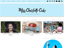 Tablet Screenshot of misscharlottecake.com